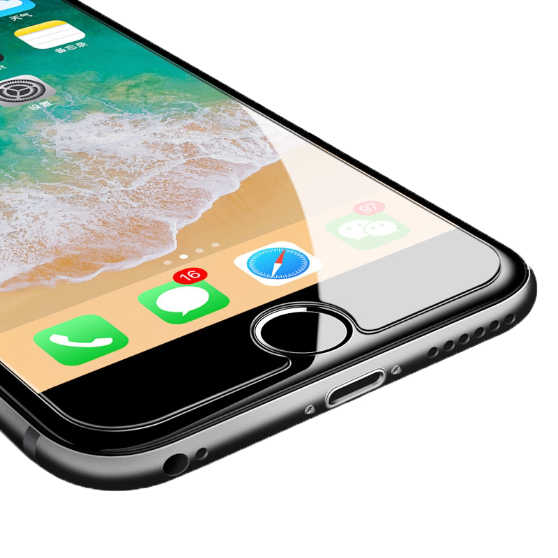 半屏适用苹果6钢化膜iPhone6s保护7plus高清X覆盖8护眼11max抗蓝光pro防爆Xs玻璃5s刚化se手机Xr贴膜spuls sp