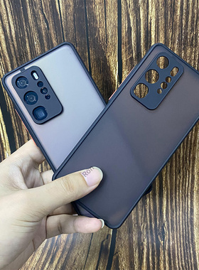 磨砂撞色华为p40pro手机壳适用els一anoo硅胶plus全包防摔por保护套pr0外壳al00女elsan男p荣耀限量版P4opro