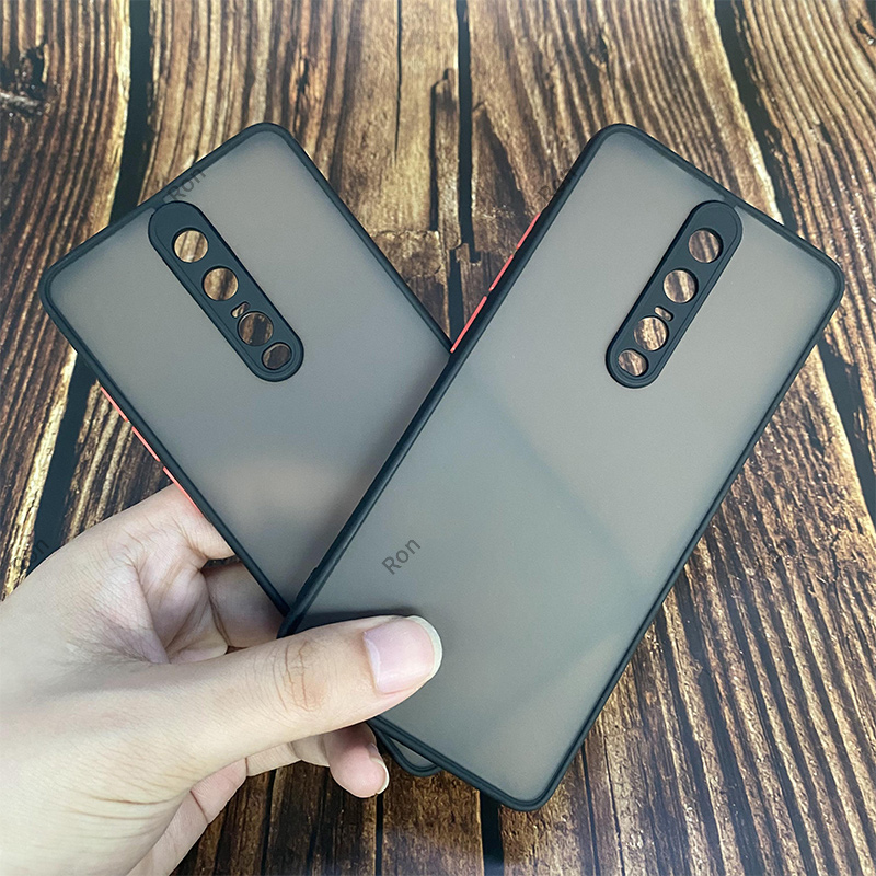 磨砂撞色适用红米k20Pro手机壳小米K20新款硅胶redmik20pro尊享版保护套k2o全包防摔男redmi女p软por潮钢化膜