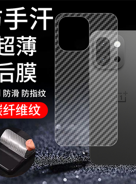 适用一加13T手机膜PKX110后膜oneplu背膜oppo半透明1+13t磨砂1+保护贴纸背面膜软膜防刮防指纹透气背贴膜