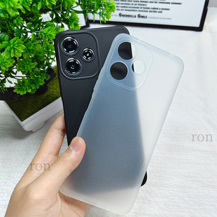 适用红米12手机壳小米Redmi12R十二硅胶5G全包23077RABDC纯色磨砂防摔保护套R5G男女新款 125G外壳R12钢化膜潮