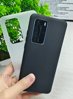 经典纯色华为p40pro手机壳适用els一anoo硅胶plus全包防摔por保护套pr0外壳al00女elsan男p荣耀限量版P4opro
