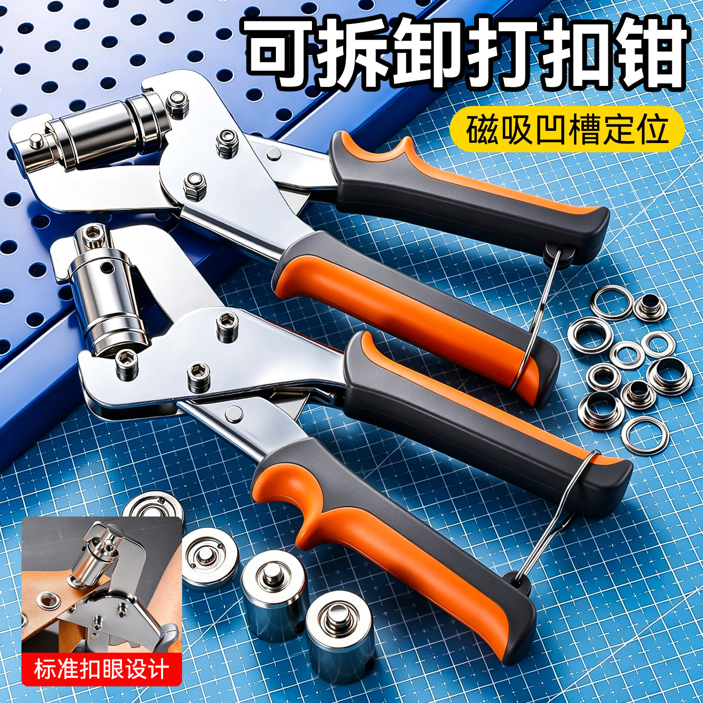 省力可换头105mm打孔器气眼钳