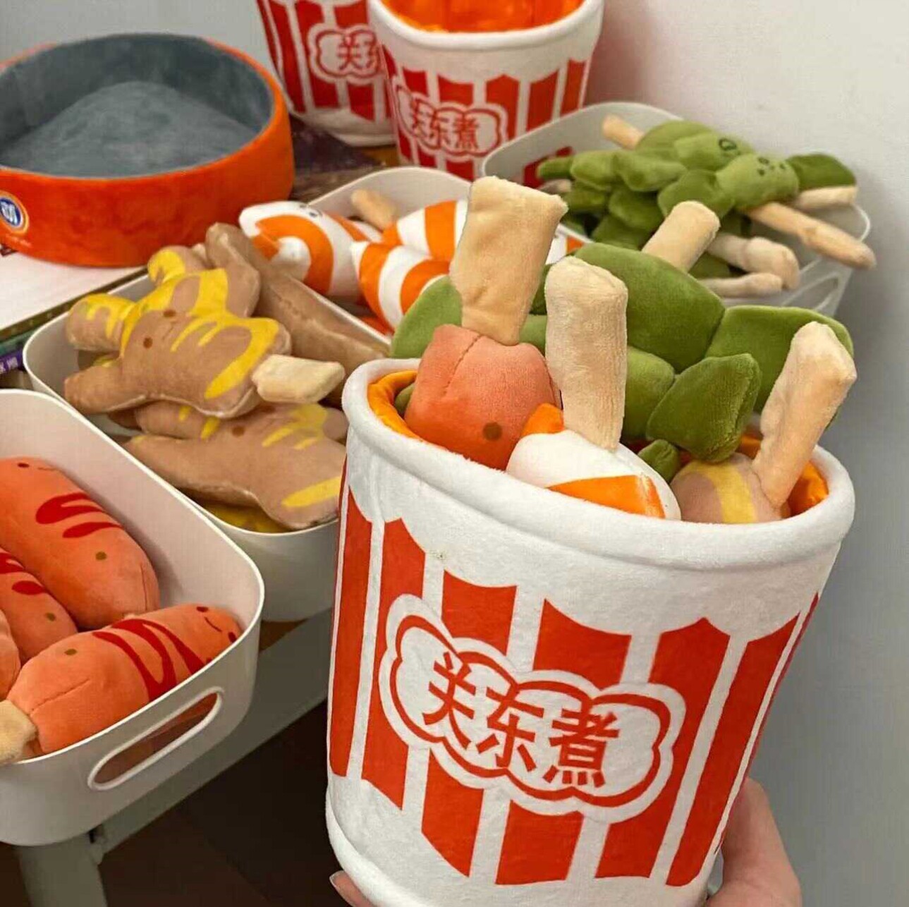 一碗关东煮玩偶趣味麻辣烫套装创