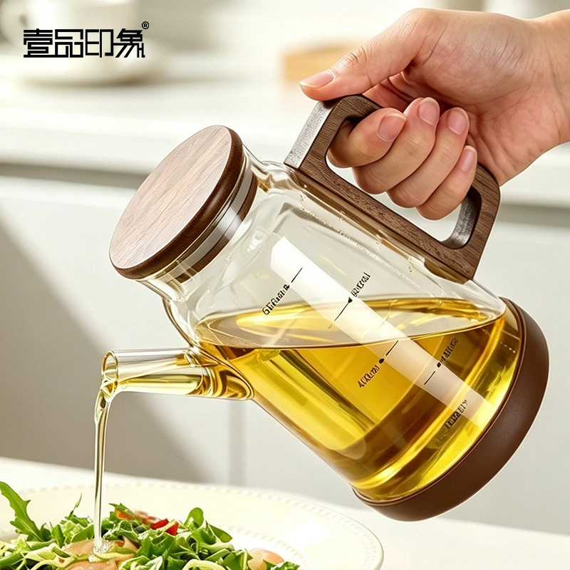 2026新款玻璃油壶家用厨房不挂油