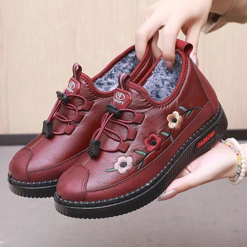 老北京加绒妈妈棉鞋女鞋女士加厚款鞋子冬季抗寒黑色女2025新款冬,女鞋,棉鞋,淘宝优惠券,粉丝福利购,淘宝优惠卷