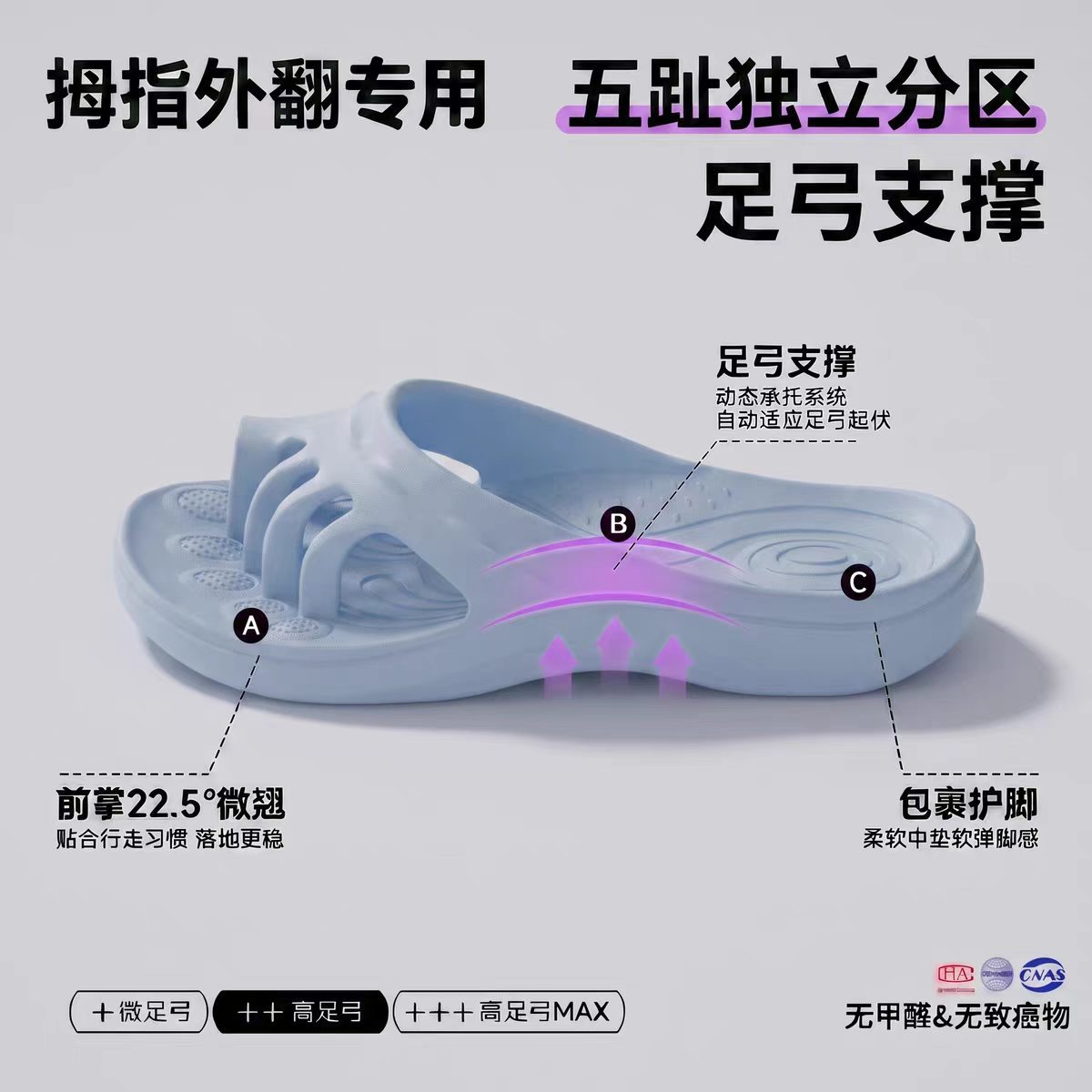 五趾分离爪爪拖鞋女2026夏季新款