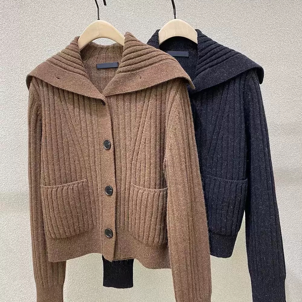 正品针织开衫2025冬新品羊驼毛牦牛绒绵羊毛高领毛衣MBE4CAR017