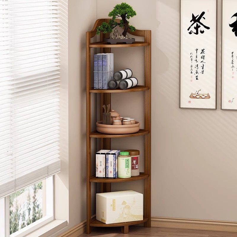 茶台边茶叶柜茶桌边柜转角茶几茶柜客厅家用置物柜放茶叶的置物架