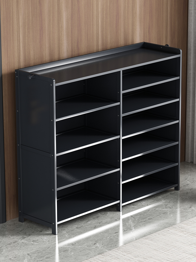 大容量网红楠竹简易家用鞋架宿舍门口经济型防尘多层鞋柜子储物架