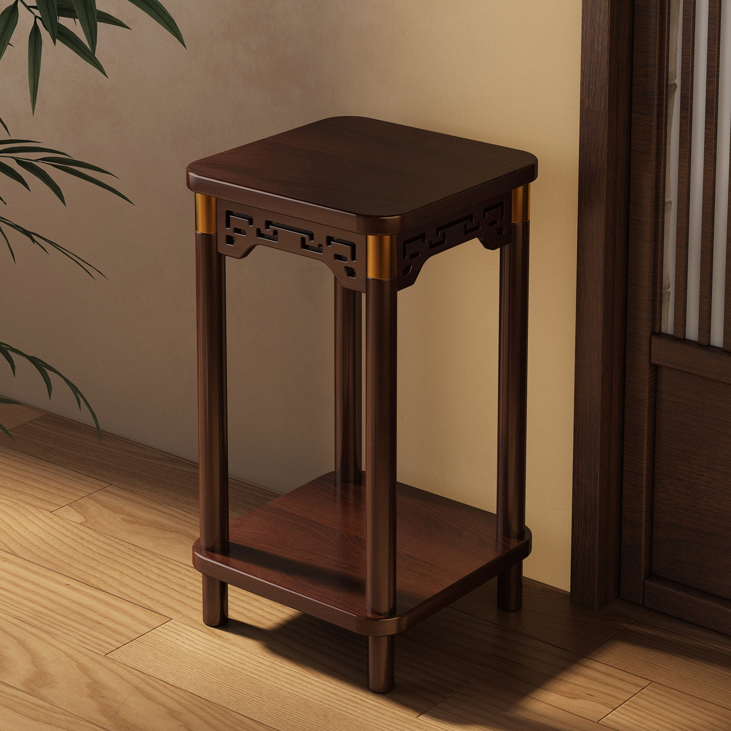 中古风花架客厅落地式实木置物架家用多层花台室内盆景植物摆放架,住宅家具,搁板/置物架/家用陈列架,淘宝优惠券,粉丝福利购,淘宝优惠卷