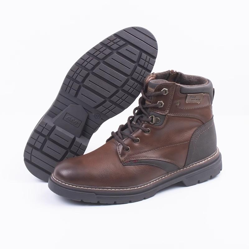 冬季高帮防滑耐磨工装马丁靴男