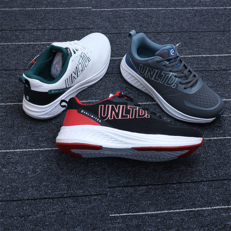 出口外贸单 running shoes春夏款超轻透气缓震休闲运动跑鞋鞋男