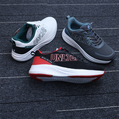 出口外贸单 running shoes春夏款超轻透气缓震休闲运动跑鞋鞋男