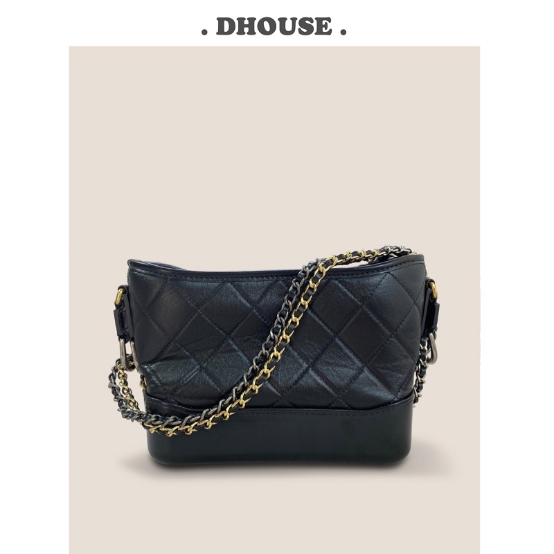 小香风菱格链条包双链条包真皮定制女包高级感头层牛皮单肩斜挎包