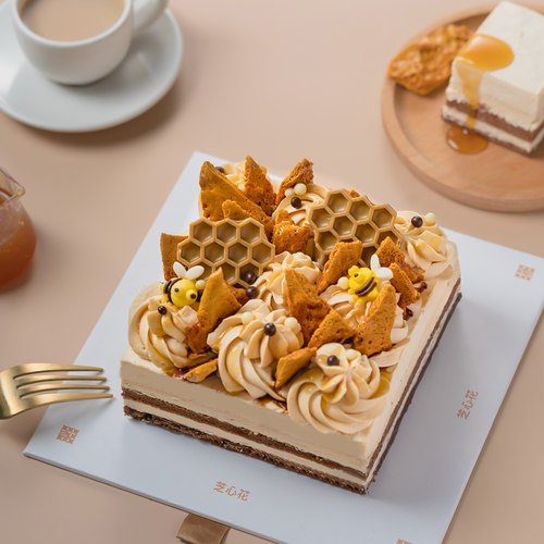 芝心花焦糖摩卡大师配方小方动物奶油生日蛋糕甜品下午茶北京同城