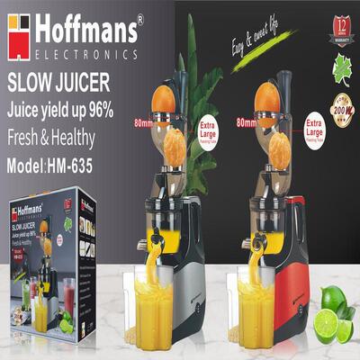出口Hoffmans 慢榨机 635 Stailnless Steel Slow Juicer 0.12c