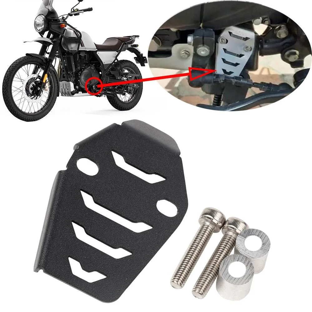 适用Royal Enfield Himalayan411 400摩托车改装侧撑传感器保护罩
