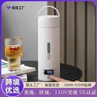 110V美规 英规 欧规现货便携式电热水杯小型电热杯烧水壶