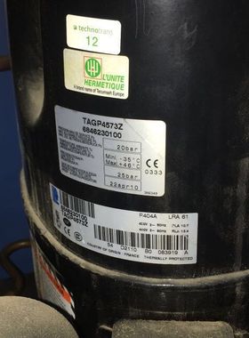 TAGP4561Z TAGP4573Z TAGP4573T 原装法国泰康6p匹冷库并联压缩机