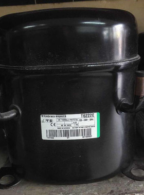 T6222E T6222GK原装进口恩布拉科 阿斯帕拉 1匹冷柜制冰机压缩机