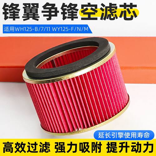 踏板摩托车锋翼争锋WH125-B WY125-F锋芒MCR空气格滤芯滤清器配件