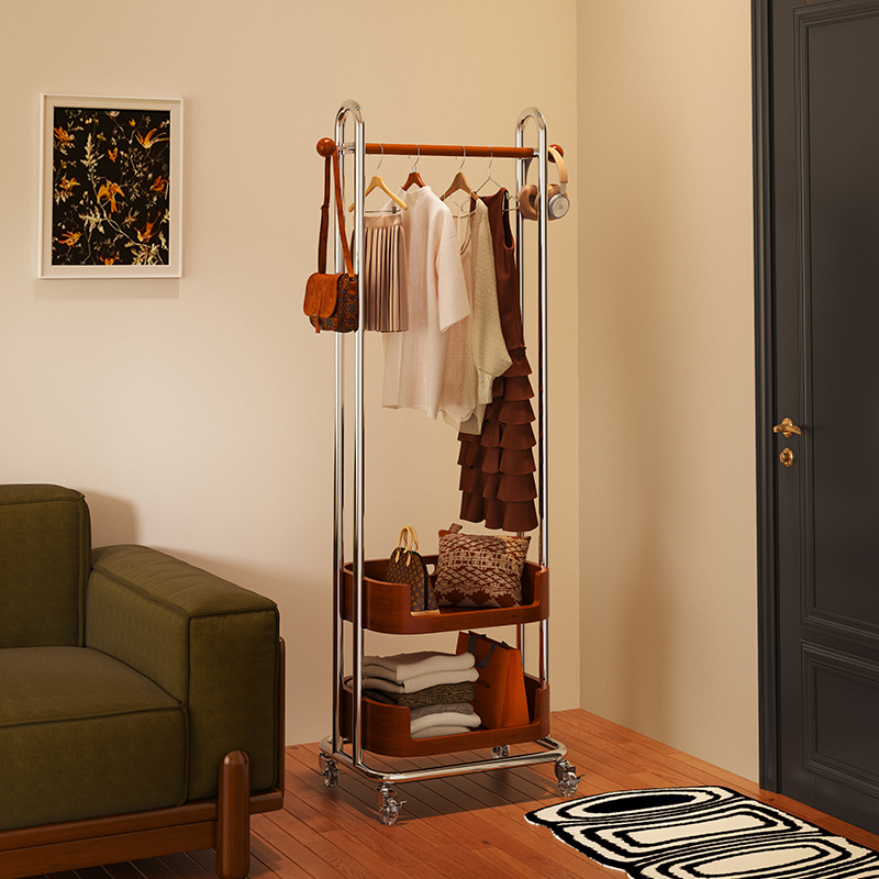 环图客厅衣帽架墙角挂衣架