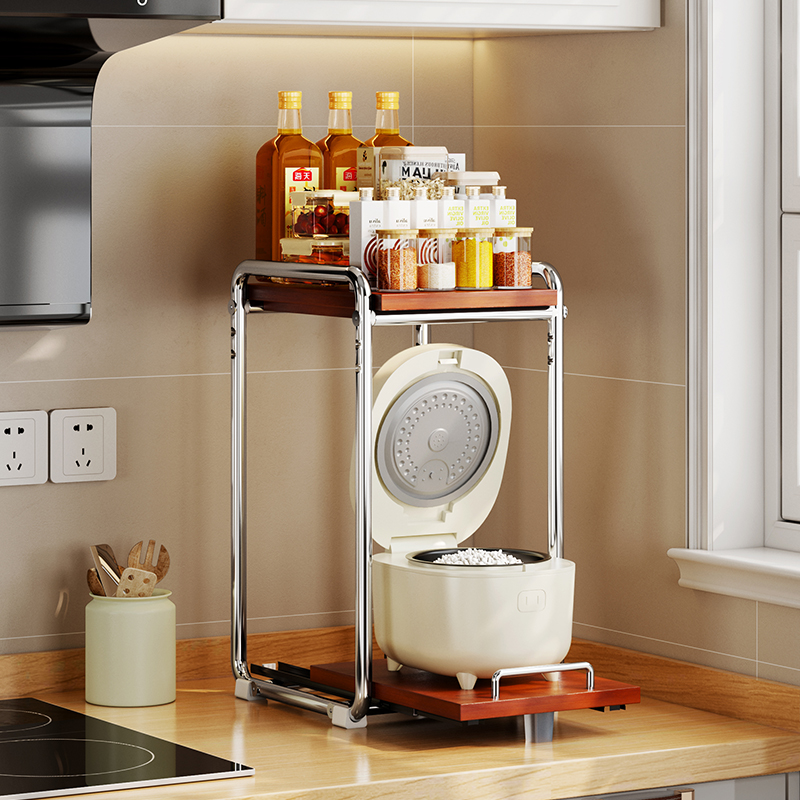 环图微波炉置物架烤箱陈列架