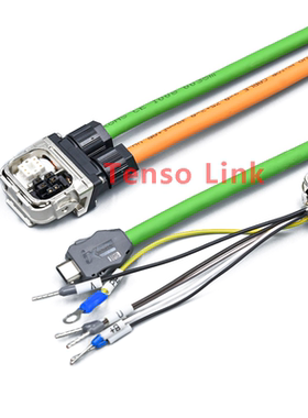 适用西门子S200低惯量伺服电机编码器电源线缆FX3502-7CD01 7DD01