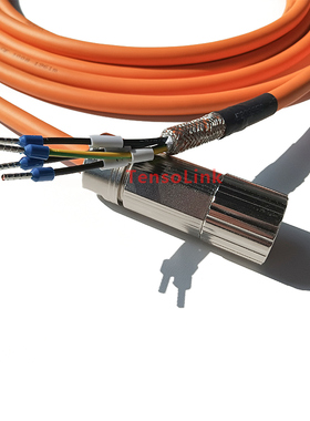 适用西门子S120伺服电机动力6FX5002/8002-5CF10 1BA0 1CA0电源线