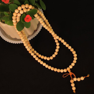 实心玉竹手串龙血金丝竹手串男盘玩108颗念珠108颗手串实心竹把件