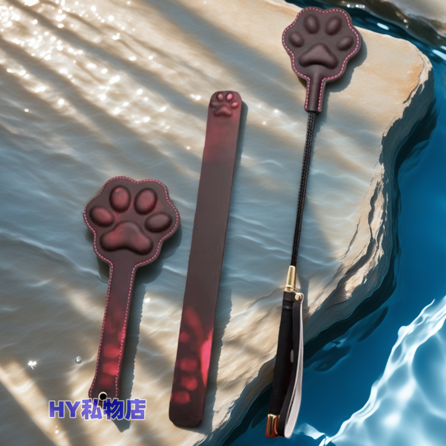 温变猫爪印拍子戒尺手铐SP惩罚小圈手拍变色实践工具温感cosplay,运动/瑜伽/健身/球迷用品,马鞭,淘宝优惠券,粉丝福利购,淘宝优惠卷