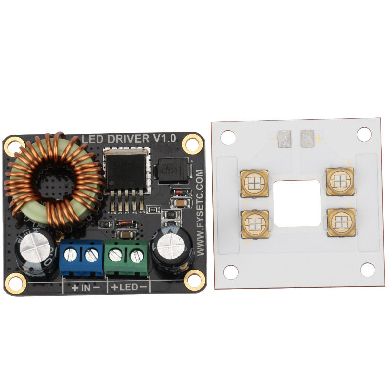 3D打印机配件 DLP打印机UV光源+LED驱动板30W SLA光固化打印套件