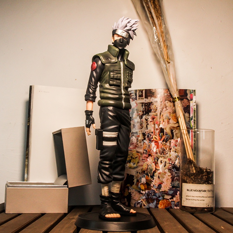 火影忍者旗木卡卡西鸣人宇智波佐助斑带土暗部鼬雷切手办模型摆件