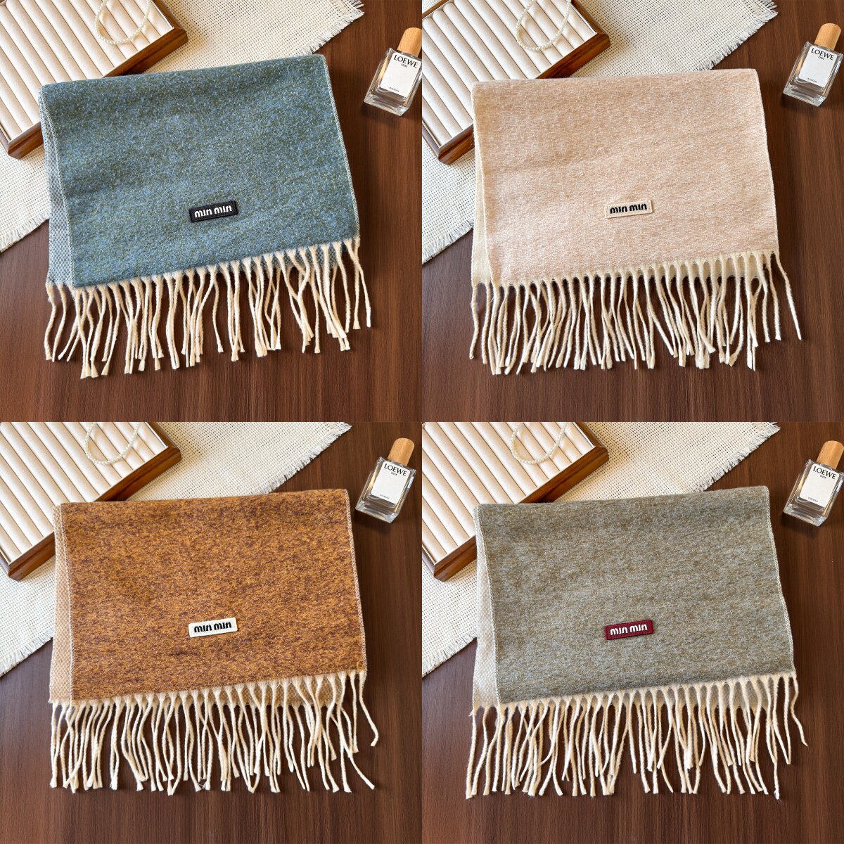 儿童纯色流苏围巾男女童韩版加长围脖秋冬季户外出行防寒保暖脖套