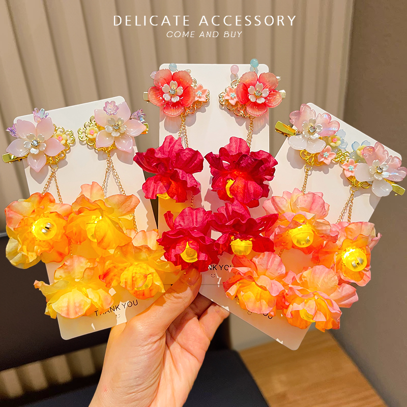 中秋节儿童古风汉服发夹