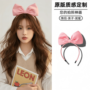 白雪公主蝴蝶结发箍上海迪士尼米奇玲娜贝儿头饰女孩游园打卡装扮