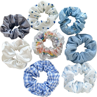 扎头发大肠发圈韩式风头绳女生高级感韩系皮筋甜美肥肠圈森系发饰