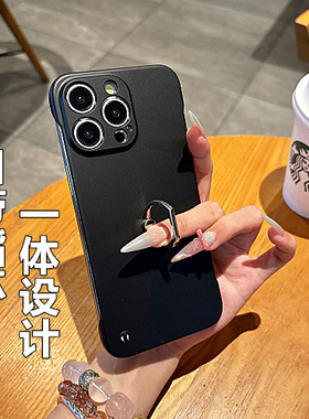 无边框自带指环适用华为mate80pro手机壳pura70散热透气P60保护套40防摔50超薄nova14个性12男11高级感13外壳