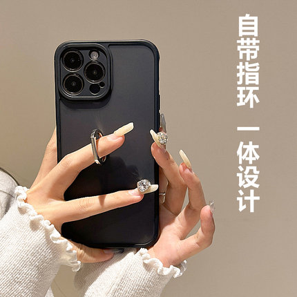 自带指环一体适用oppoReno14手机壳findx8pro新款Reno13保护套12全包11防摔oppo暗黑x7ultra超薄X6个性外壳10