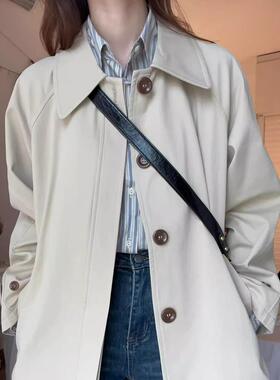风衣外套女中长款小个子2025新款春秋季高级感英伦风韩系日系秋装