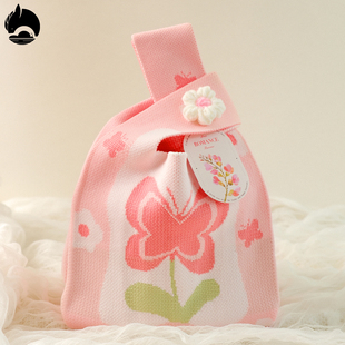 针织包包礼品袋伴手礼女伴娘礼物袋子手提袋礼盒实用小礼品空盒