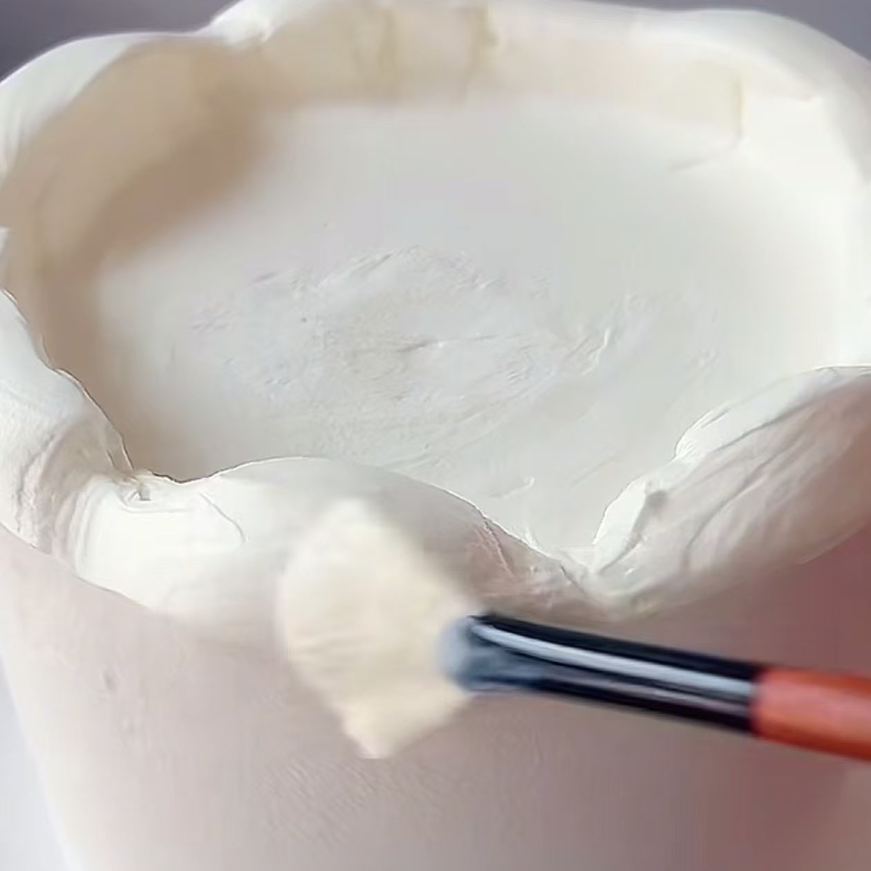 奶油霜扇形笔刷手绘毛笔羊毛着色画笔工具甜品奶油烘焙厨房用品