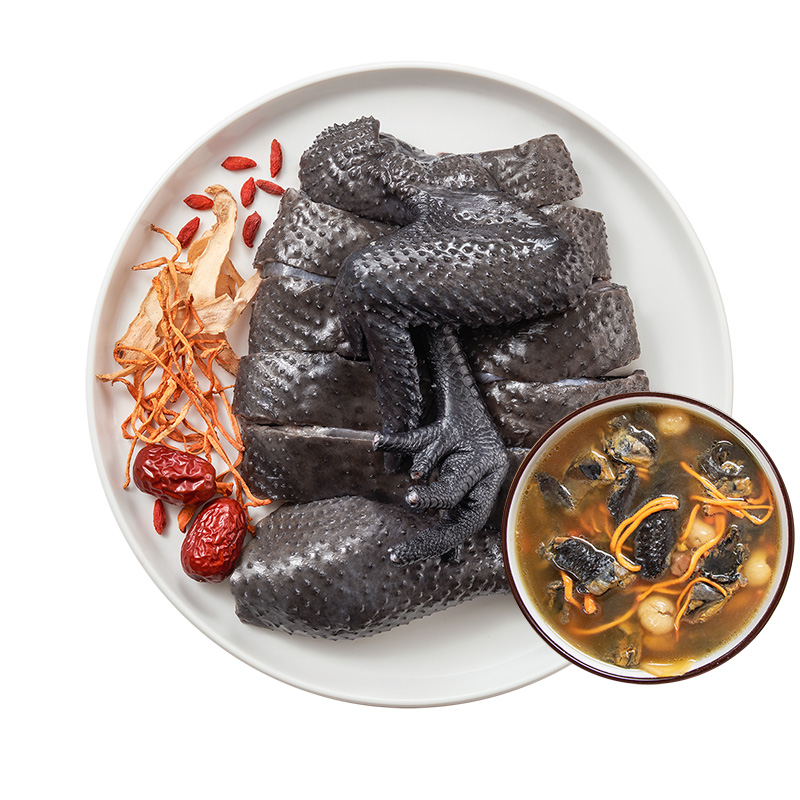 温氏天露乌鸡块半只原切500g