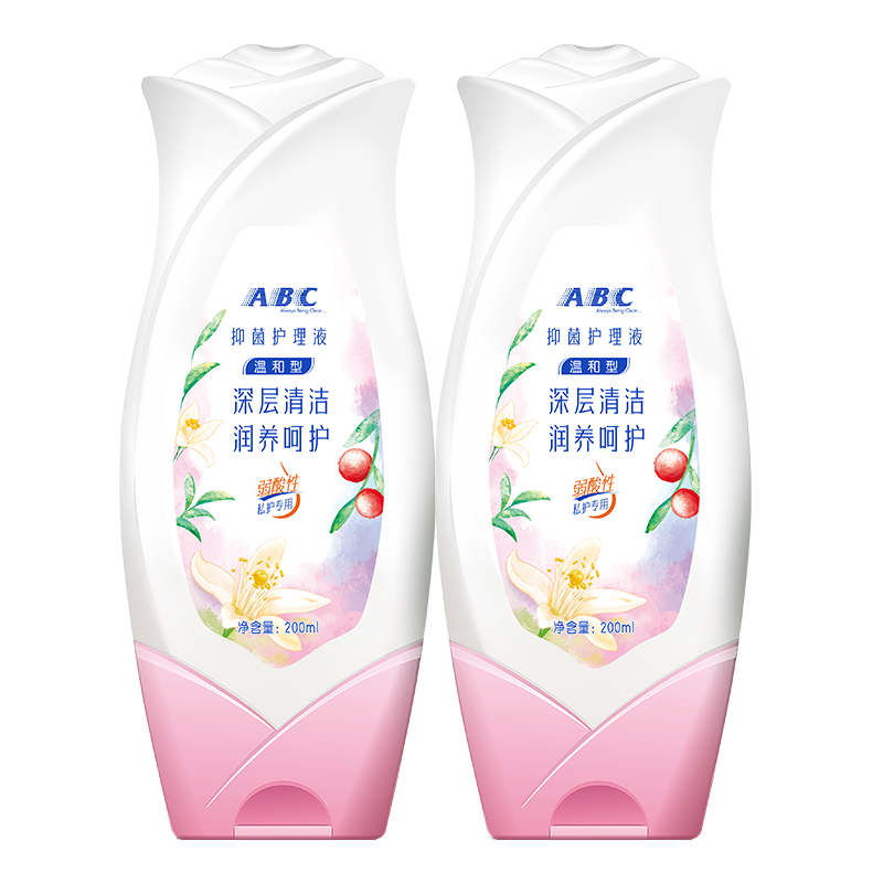 ABC私处卫生巾护理液女性私密洗