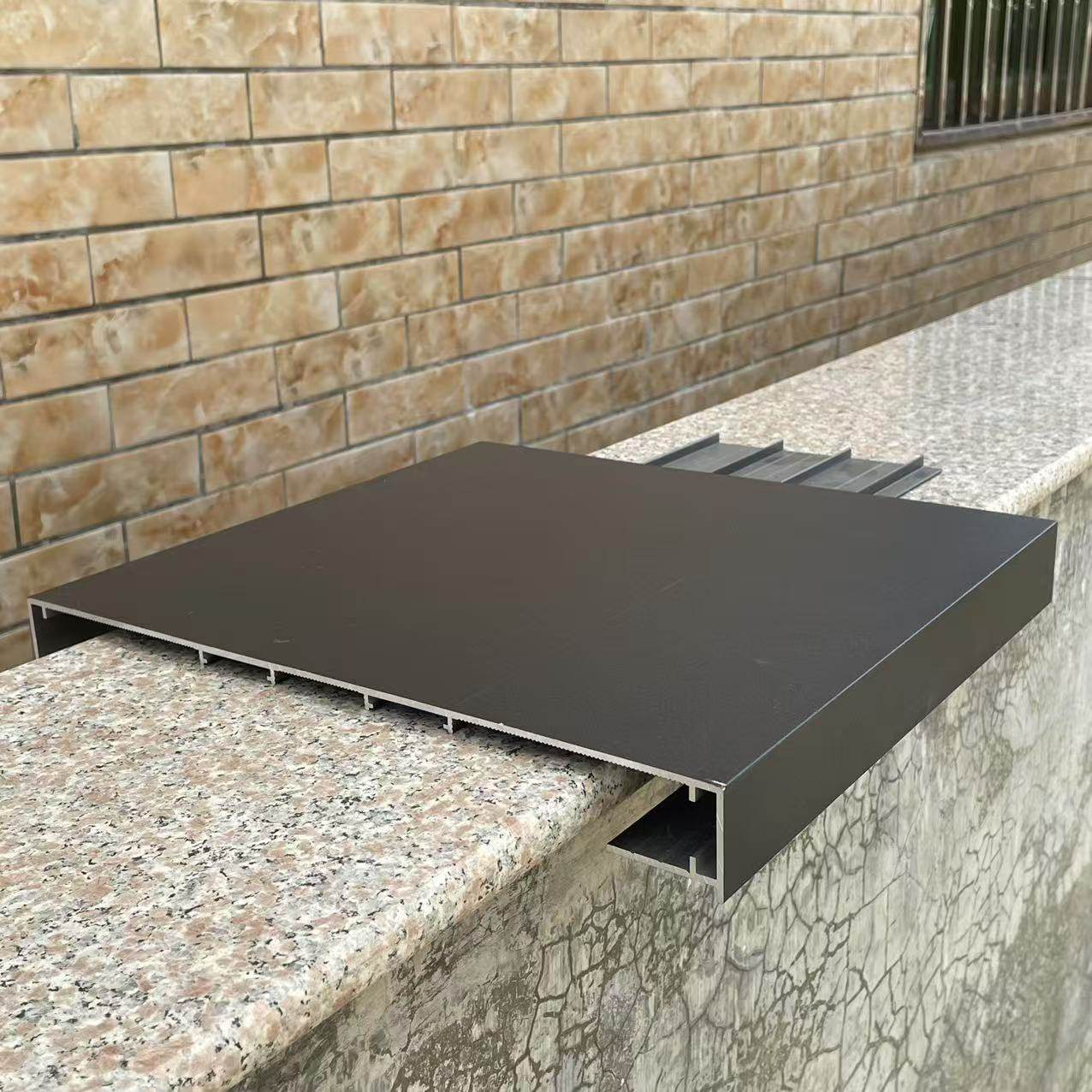 铝合金女儿墙院墙围墙盖顶别墅压顶自建房盖顶防水带滴水线带底座,全屋定制,门套线,淘宝优惠券,粉丝福利购,淘宝优惠卷