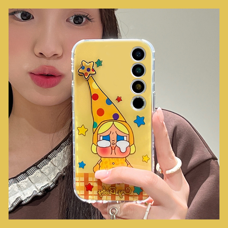 可爱星星人哭娃适用魅族22mini手机壳note16可旋转21pro卡通20挂件18por挂绳18x软7/16spor/16t/16x/16thplus