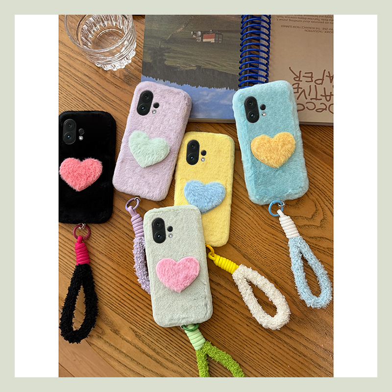 ins风简约爱心适用vivos30promini手机壳s20挂绳s19pro纯色s17t毛绒s16e秋冬季t1绒布s15s12s10s9s7s1立体软p
