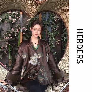 HERDERS 短款质感国风女款百搭羽绒服外套 257876