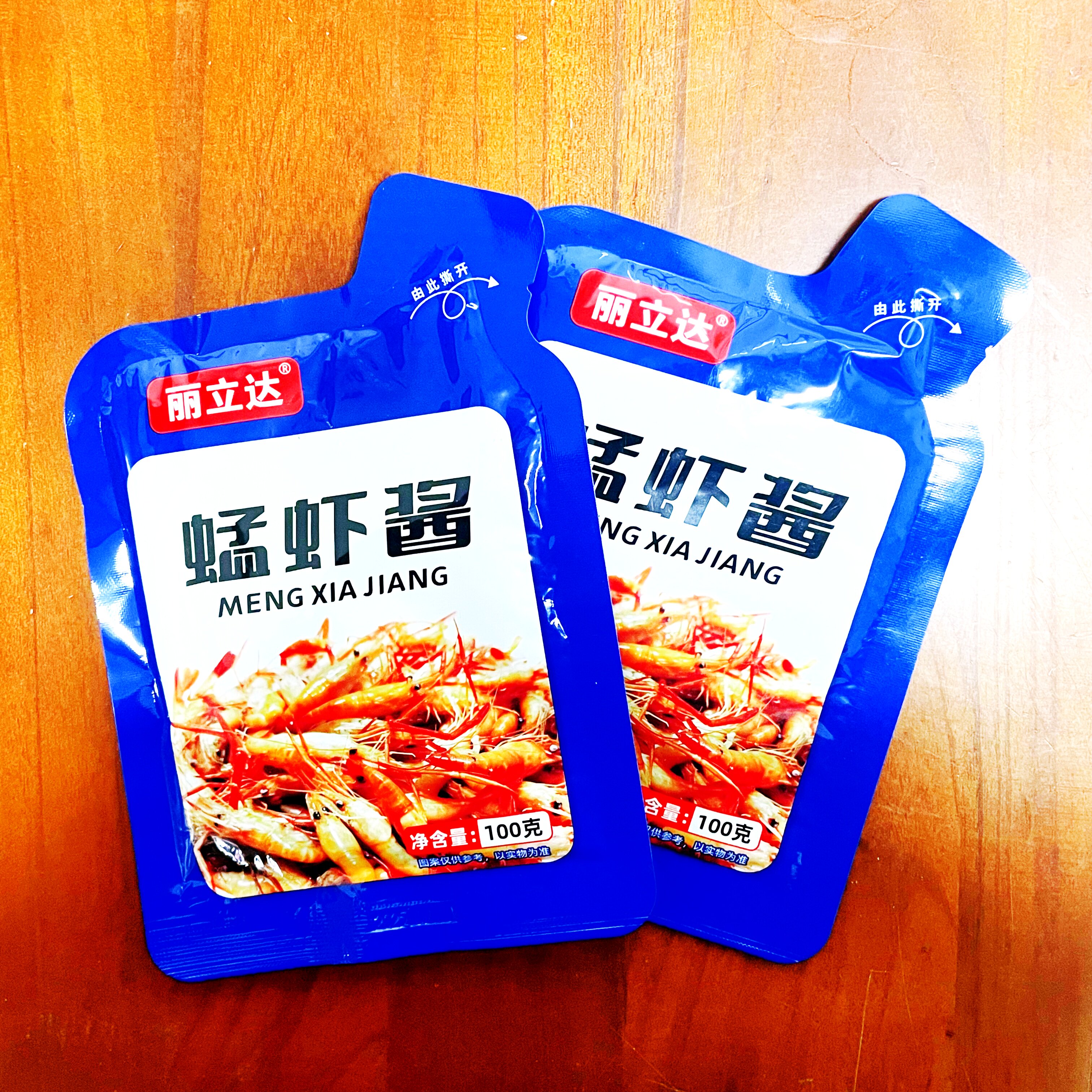 丽立达牌蜢虾酱蟹黄酱烟台特产